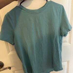 Women's Blue Lululemon T-Shirt 8
